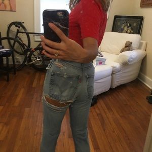 Re/Done Ass Rip Jean